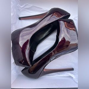 Nine West Boutique 9 High Heels Burgundy Size 6